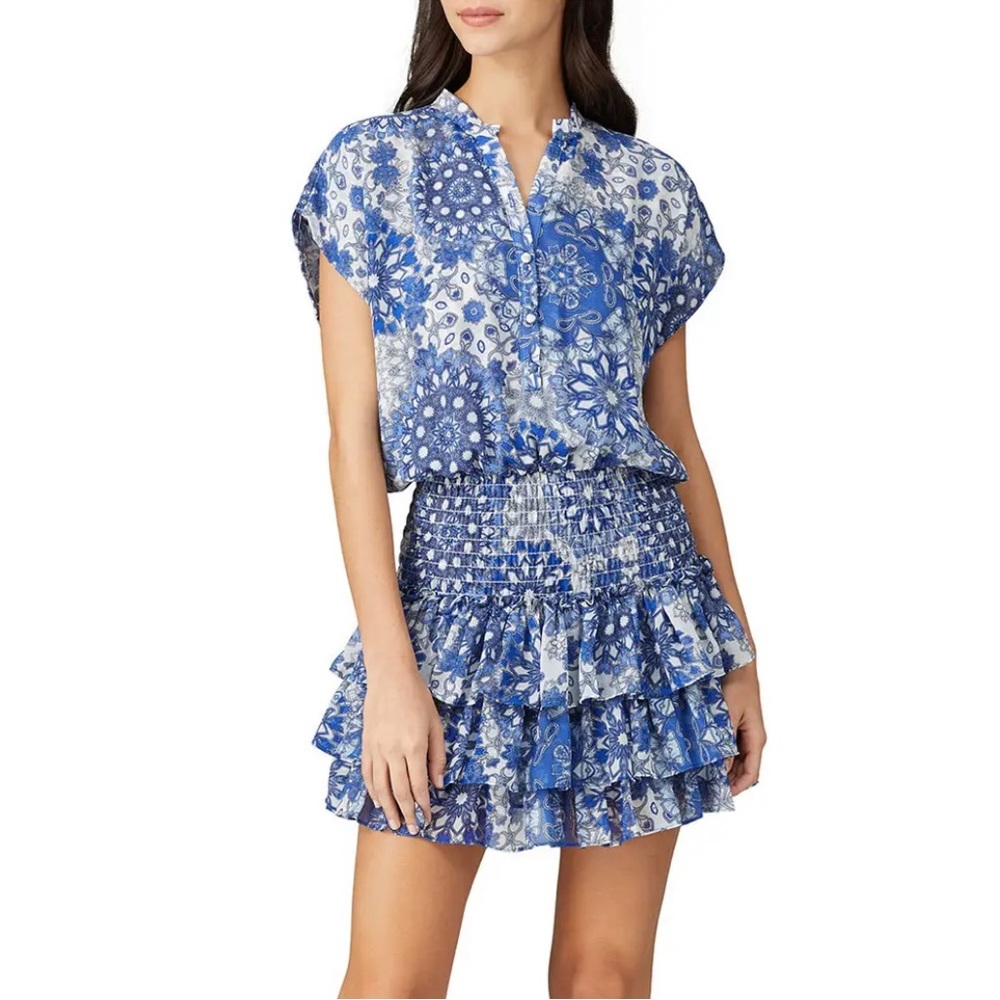 MISA Los Angeles Blue Eloisa Dress